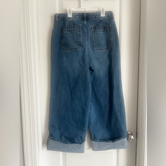 Free Assembly Cuff Leg Blue Jeans | 12 - Picture 6 of 6